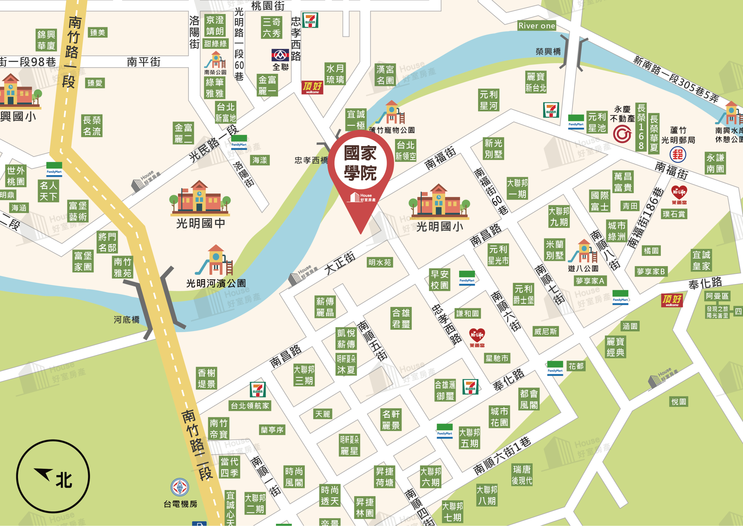 國家學院 地圖