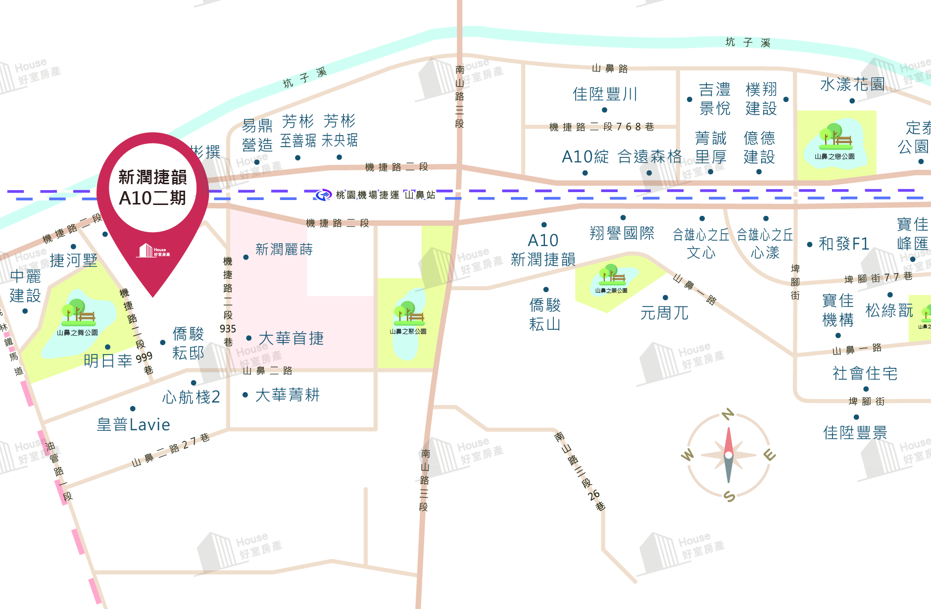 111新潤捷韻A10二期 地圖