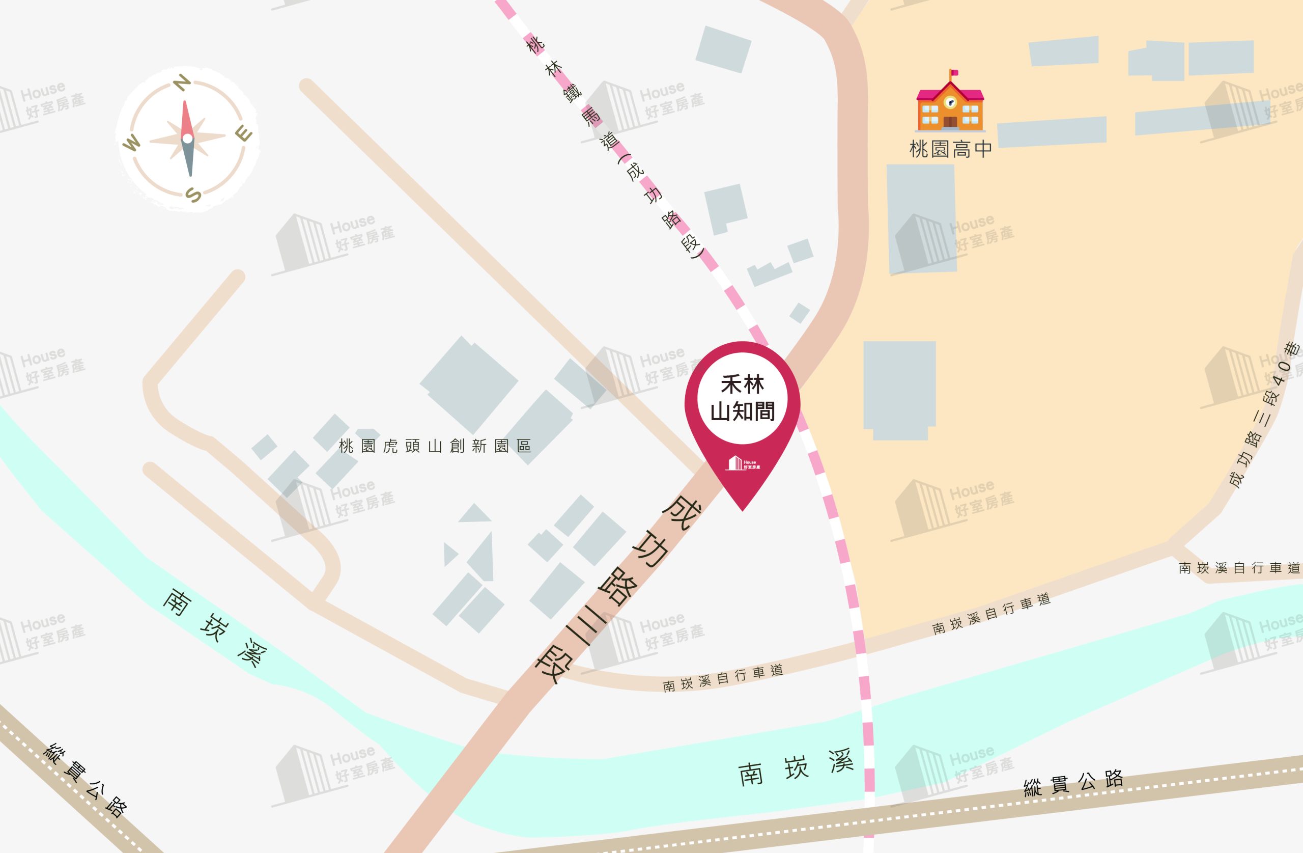 禾林 山知間 地圖